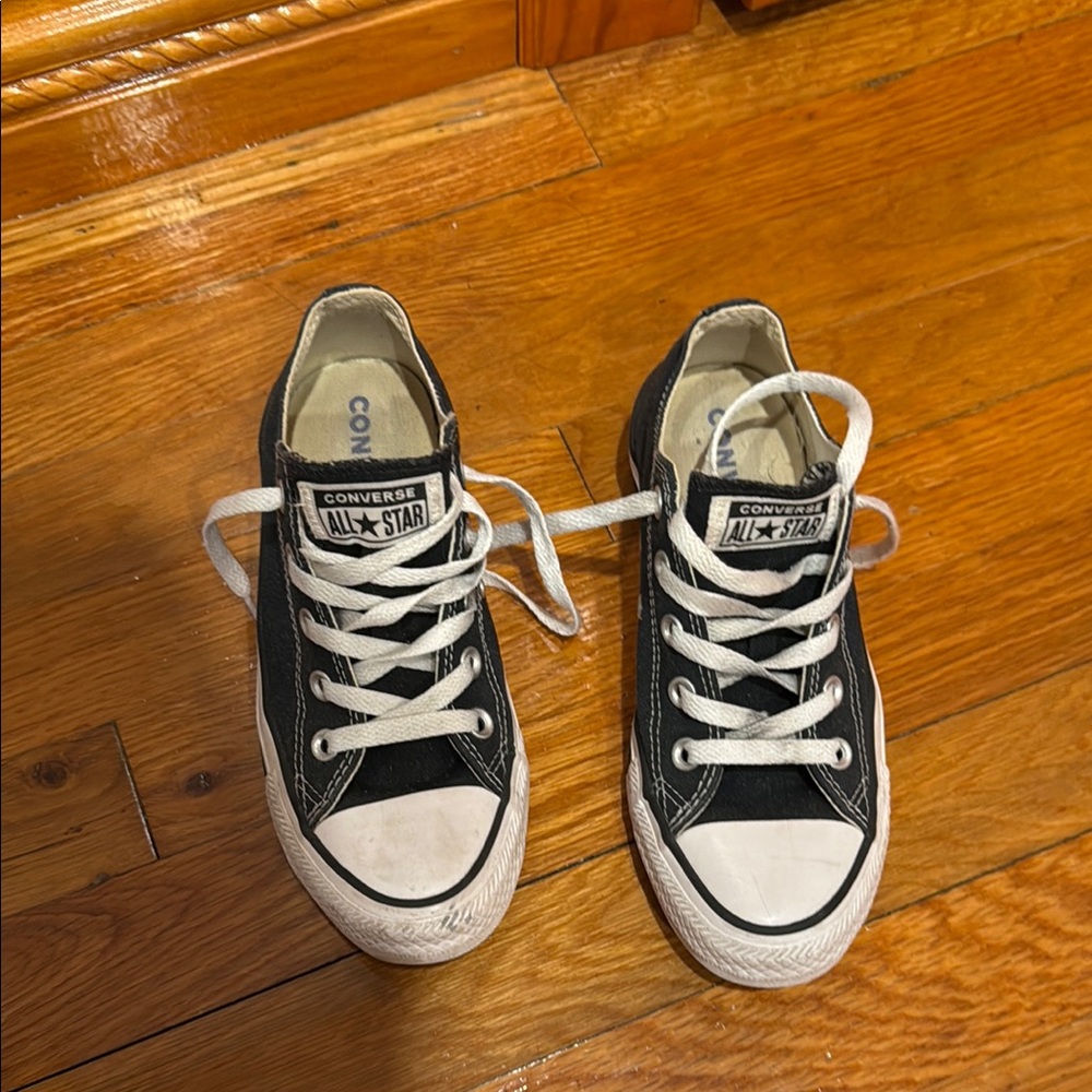 Converse Black and White Athletic Shoes